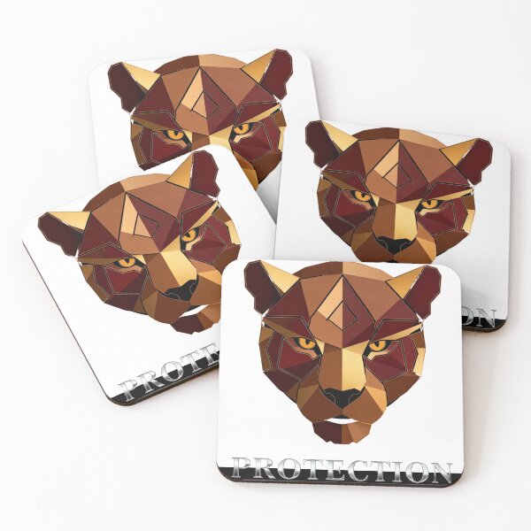 Item preview, Protection Bear Low-Poly Art | Bear head and Guardian Symbol designed and sold by WildVirtue.