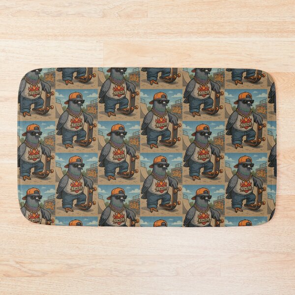 Item preview, Pigeon on the skateboard designed and sold by Gletschie.