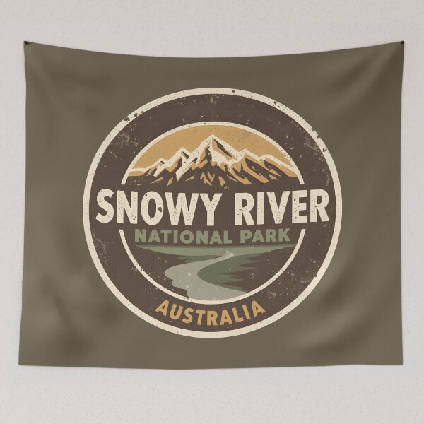 Item preview, Snowy River National Park - Australia designed and sold by GoodOldVintage.