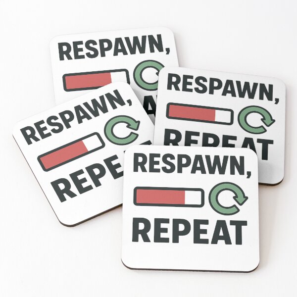 Item preview, Funny Gamer Shirt – Respawn Repeat designed and sold by YiujiDesign.
