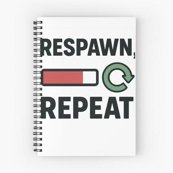 Item preview, Funny Gamer Shirt – Respawn Repeat designed and sold by YiujiDesign.