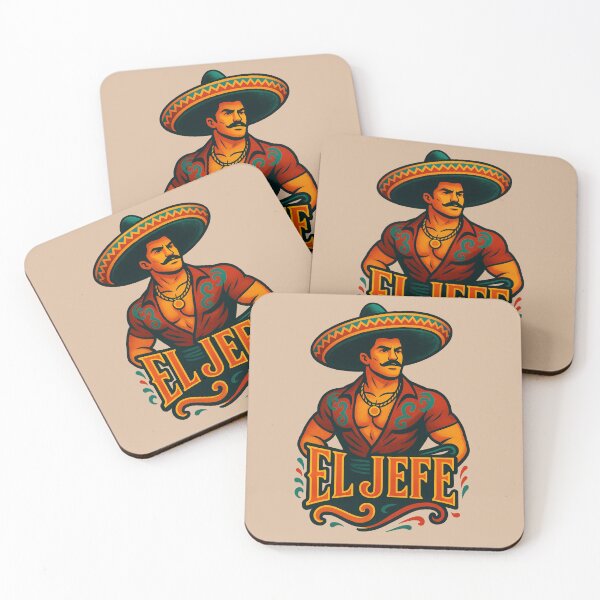Item preview, THE BOSS LATIN MAN MACHO MEN ILLUSTRATION MEXICAN STYLE designed and sold by La Loca.