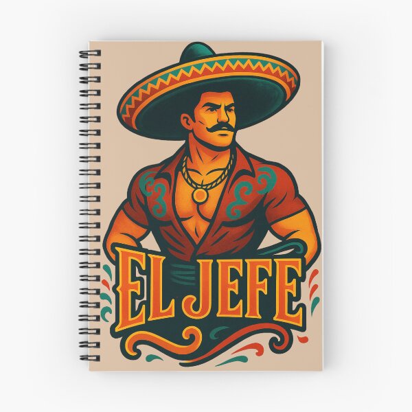 Item preview, THE BOSS LATIN MAN MACHO MEN ILLUSTRATION MEXICAN STYLE designed and sold by La Loca.