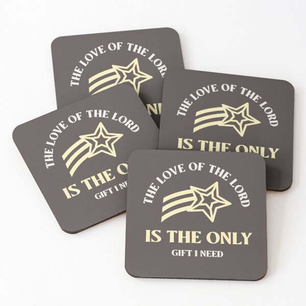 Item preview, “THE LOVE OF THE LORD” arcs gracefully above a radiant shooting star designed and sold by TheWORDZ.