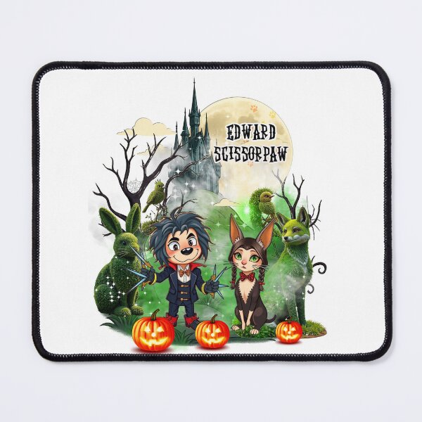Item preview, Edward Scissorpaw – Halloween Special Pet Parody designed and sold by Mars.Pen.Studio.