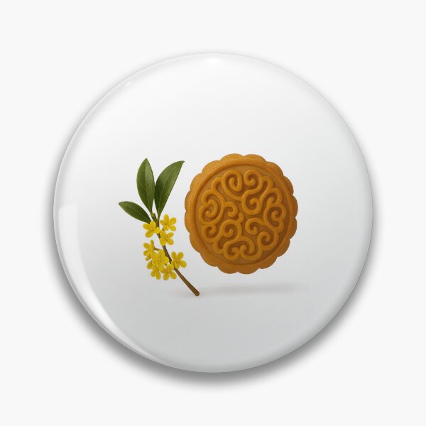 Item preview, Mid autumn festival mooncake with flower isolated on transparent background, AI generated designed and sold by dvoevnore.