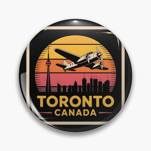 Item preview, Vintage Toronto Canada Travel Badge designed and sold by Paper Drip.