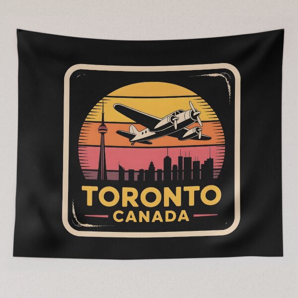 Item preview, Vintage Toronto Canada Travel Badge designed and sold by Paper Drip.