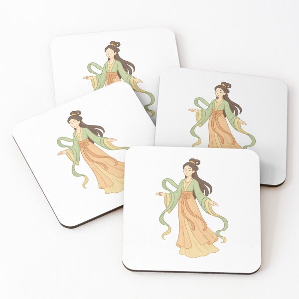 Item preview, Mid autumn festival illustration featuring serene woman in traditional attire, AI Generated designed and sold by dvoevnore.