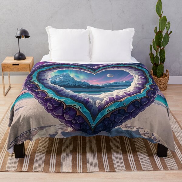 Item preview, Heart-Shaped Ice Sculpture with Aurora designed and sold by Roanemermaid.