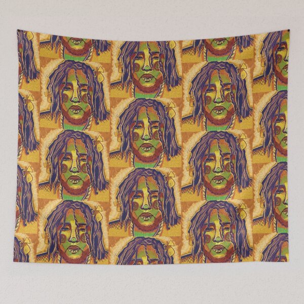 Item preview, Colourful abstract man designed and sold by CreatedByKay-.