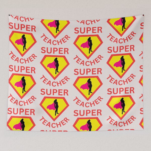 Item preview, Super teacher super hero designed and sold by erozzz.