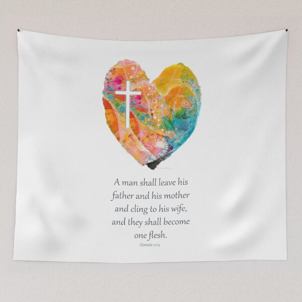 Item preview, Marriage Covenant Christian Art designed and sold by Sharon Cummings Art.