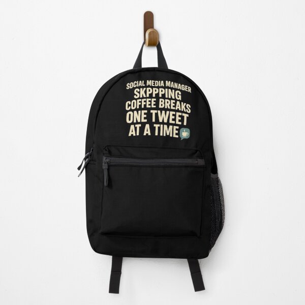 Item preview, Skipping Coffee Breaks One Tweet at a Time - Social Media Manager Tee designed and sold by Work Life Tees.