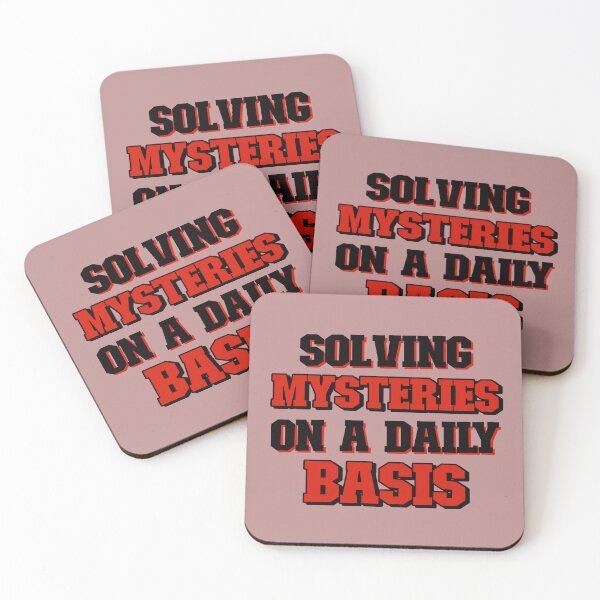 Item preview, Solving MYSTERIES ON A DAILY BASIS” design: designed and sold by TheWORDZ.