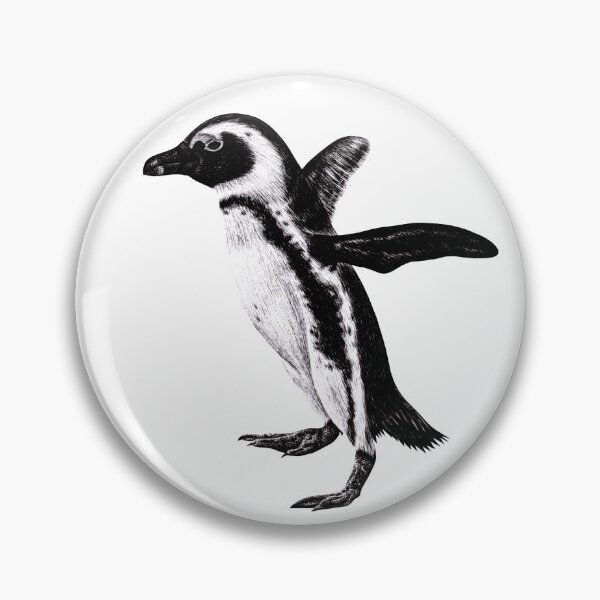 Item preview, African penguin illustration designed and sold by LorenDowding.