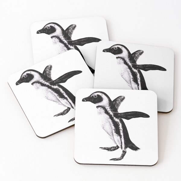 Item preview, African penguin illustration designed and sold by LorenDowding.