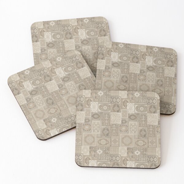 Item preview, Timeless Tapestry – Neutral Arabian Rug Pattern designed and sold by MoonlitMedina.