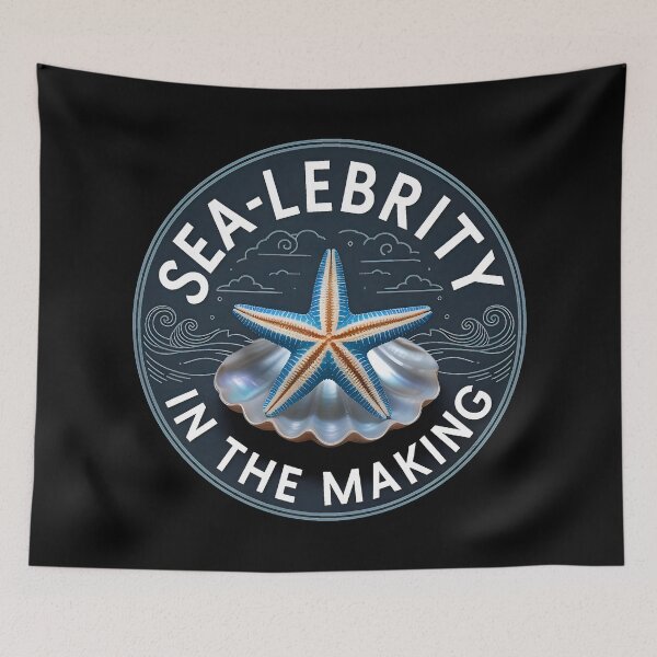 Item preview, Sea-lebrity in the Making – Funny Starfish Ocean Pun designed and sold by SidTastic .