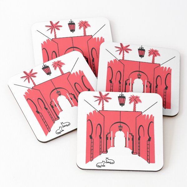 Item preview, The Red Courtyard designed and sold by Jankolam.