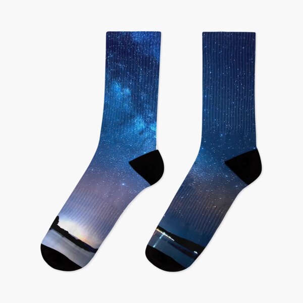 Item preview, Moonlit Lake Under the Milky Way designed and sold by Exodoi.