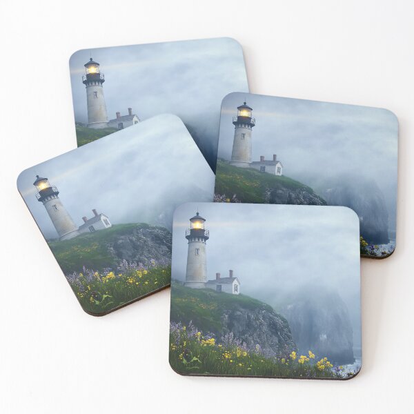 Item preview, Cliftop Lighthouse in the Fog designed and sold by Boddicca.