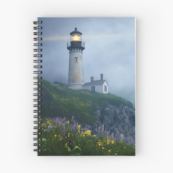 Item preview, Cliftop Lighthouse in the Fog designed and sold by Boddicca.