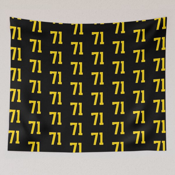 Item preview, Bold Yellow Sport Number 71 designed and sold by NECHSTORE.