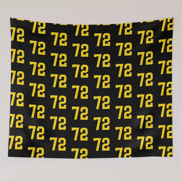 Item preview, Bold Yellow Sport Number 72 designed and sold by NECHSTORE.