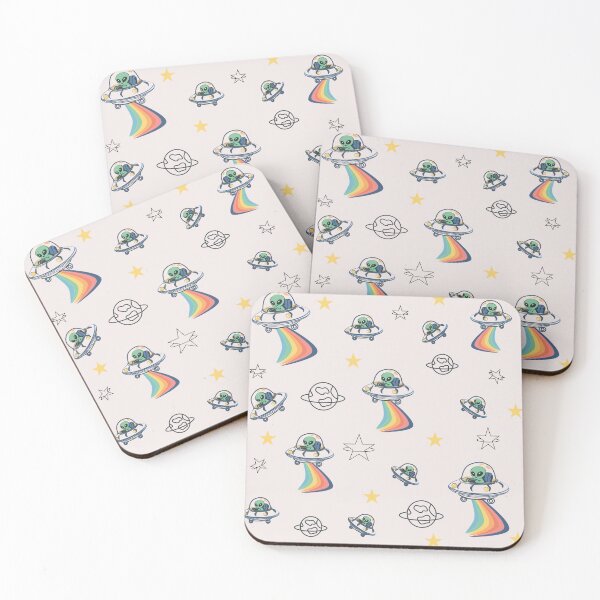 Item preview, Alien Rainbow School Pattern designed and sold by CheriTanya.