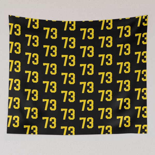 Item preview, Bold Yellow Sport Number 73 designed and sold by NECHSTORE.