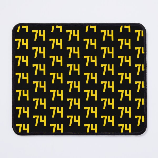 Item preview, Bold Yellow Sport Number 74 designed and sold by NECHSTORE.