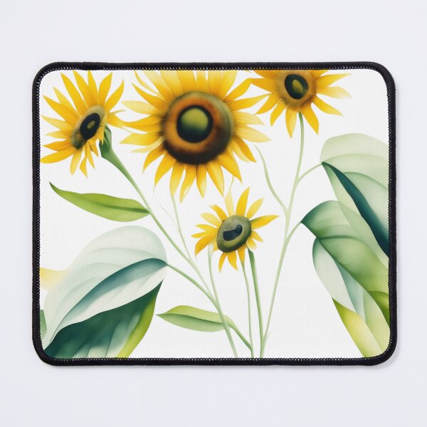 Item preview, Radiant Sunflowers – Modern Floral Art ? designed and sold by Inspcolores.