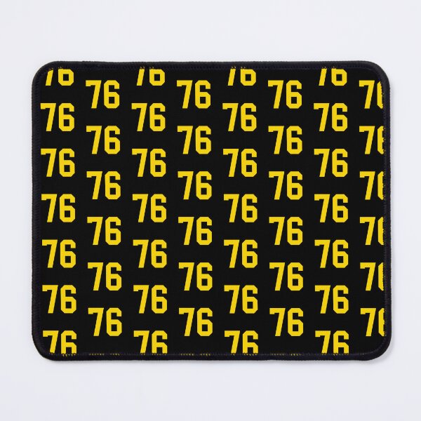 Item preview, Bold Yellow Sport Number 76 designed and sold by NECHSTORE.