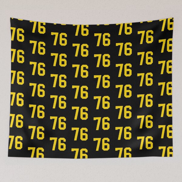 Item preview, Bold Yellow Sport Number 76 designed and sold by NECHSTORE.