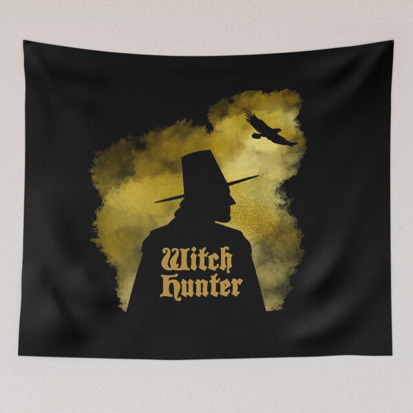 Item preview, Witch Hunter Silhouette Gold Mist designed and sold by AudioEpics.