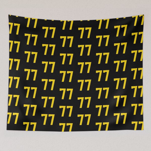 Item preview, Bold Yellow Sport Number 77 designed and sold by NECHSTORE.