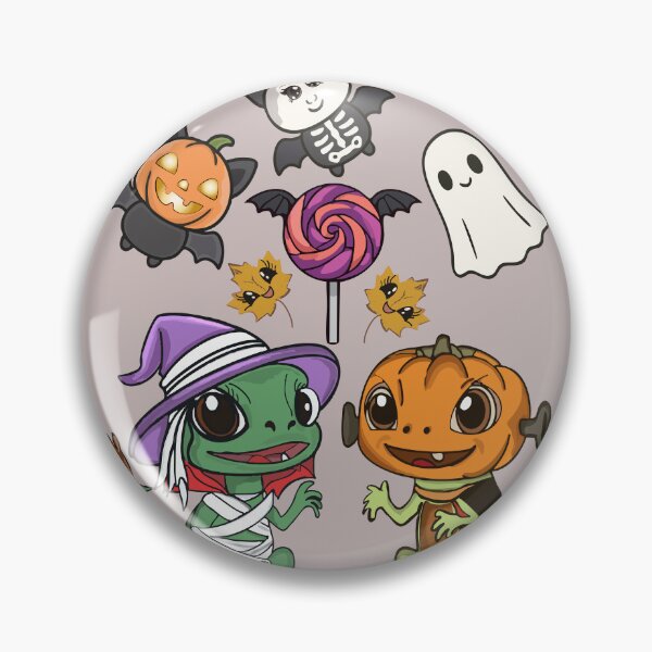 Item preview,  Colorful cartoon Halloween monsters designed and sold by CheriTanya.