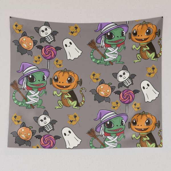 Item preview,  Colorful cartoon Halloween monsters designed and sold by CheriTanya.