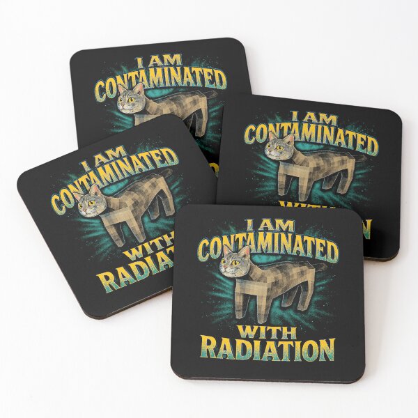 Item preview, Radiation Cat Meme, Funny Animal Design designed and sold by SassCity.
