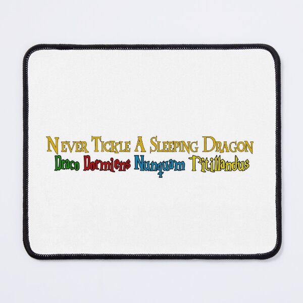 Item preview, Never tickle a sleeping dragon designed and sold by Mysterious Goose .