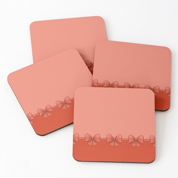 Item preview, Red bows on a ribbon that divide the background into light red and deep red designed and sold by Cherevan.