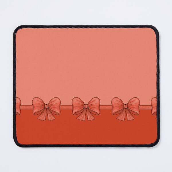 Item preview, Red bows on a ribbon that divide the background into light red and deep red designed and sold by Cherevan.