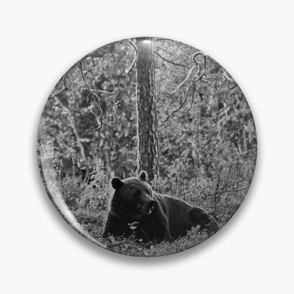 Item preview, Rest and peace. Brown bear 2025 bw designed and sold by Jouko Lehto Photography.