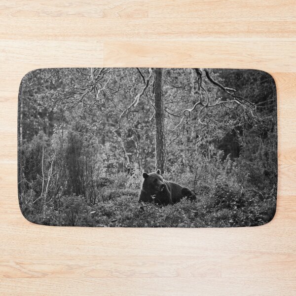 Item preview, Rest and peace. Brown bear 2025 bw designed and sold by Jouko Lehto Photography.