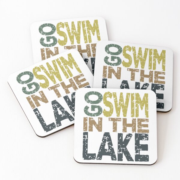 Item preview, Go Swim in the Lake Design designed and sold by Oak Mountain.