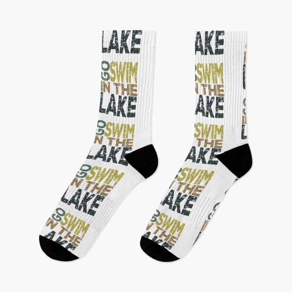 Item preview, Go Swim in the Lake Design designed and sold by Oak Mountain.