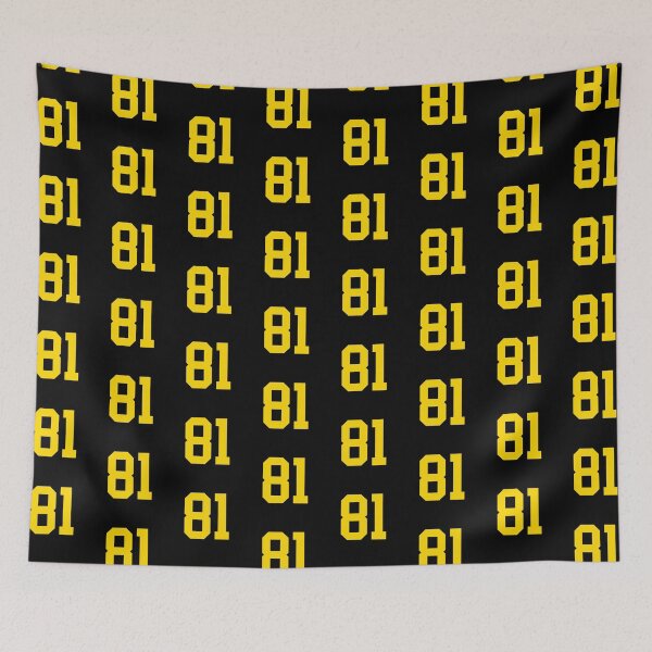 Item preview, Bold Yellow Sport Number 81 designed and sold by NECHSTORE.