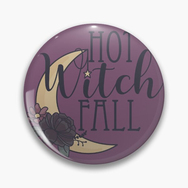 Item preview, Hot Witch Fall – Autumn Moon Floral Witchy Design designed and sold by Feral-by-Elsie.