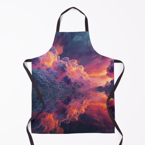 Item preview, Surreal Glowing Sunset Clouds Reflected In Water designed and sold by Jirka Svetlik, Studio Illuvision.